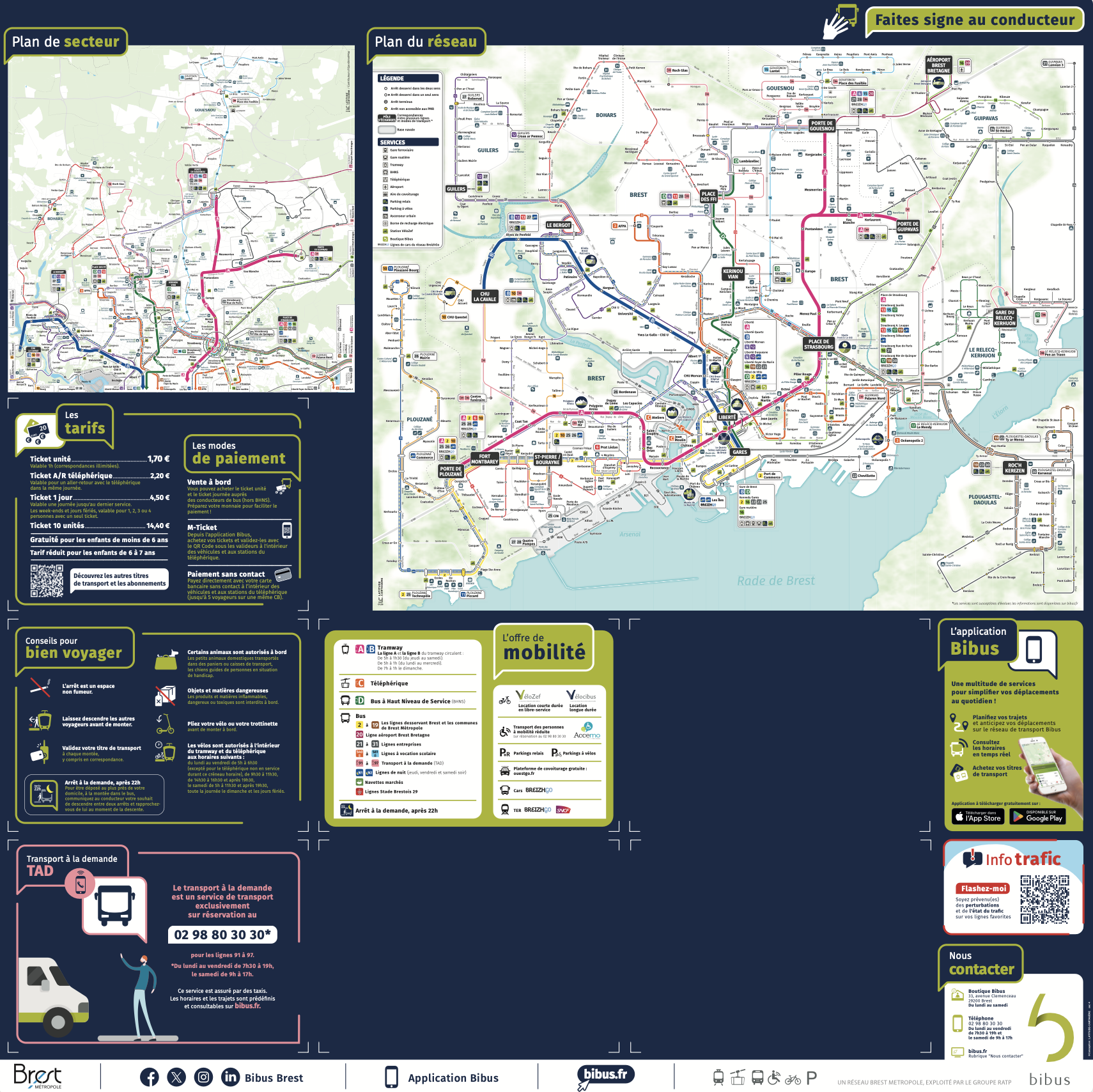 Kit abribus en zone périurbaine - Réseau Bibus Brest