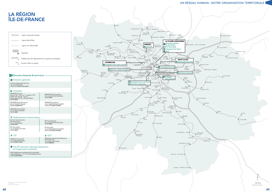 Carte de la Région Île-de-France - Atlas 2026 (p. 68-69)